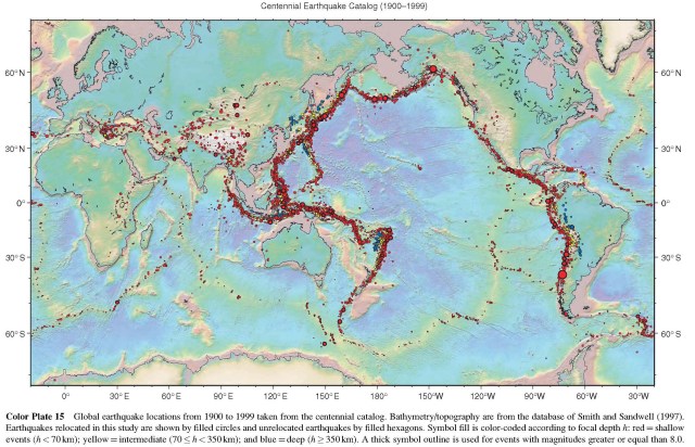 Global Earthquakes 1900-1999