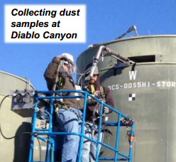 Diablo Collecting Dust Samples