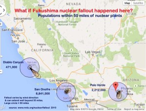 What if Fukushima Happened Here Map